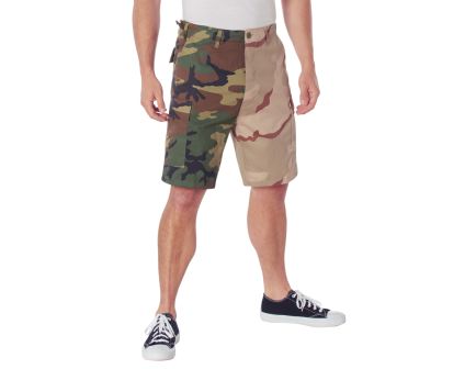 Rothco Two-Tone Camo Bdu Short - Woodland - Tri-Color Camo, X-Large