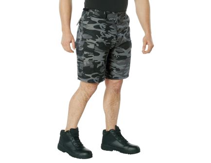 Rothco Colored Camo Bdu Shorts - Black Camo, 4X-Large