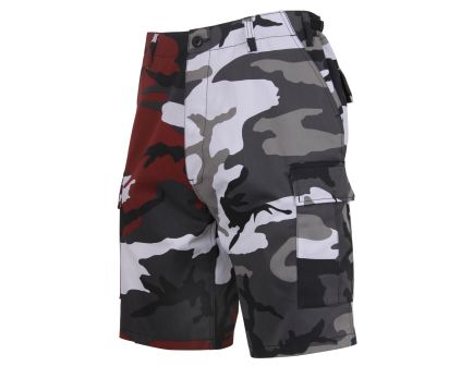 Rothco Two-Tone Camo Bdu Short - Red Camo - City Camo, X-Small