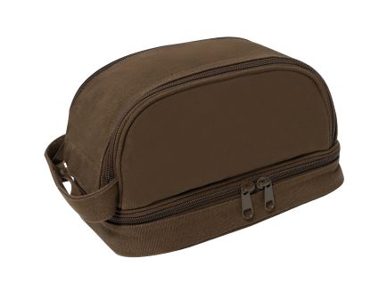 Rothco Deluxe Canvas Travel Kit - Earth Brown
