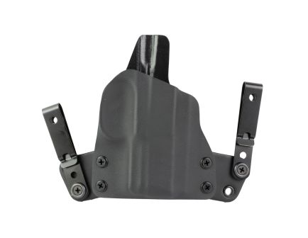 BlackPoint Tactical Mini Wing FN America FN Reflex IWB Holster RH - Black Kydex/Leather, Slim and Secure Fit - 156564