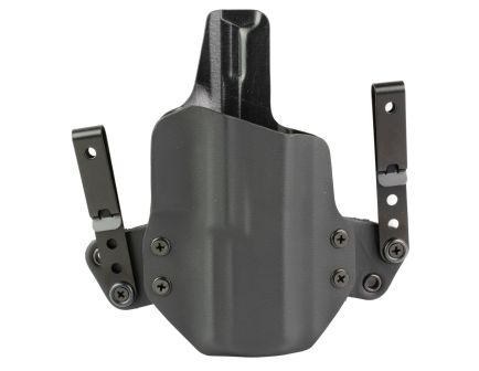 BlackPoint Tactical Mini Wing Springfield Echelon IWB Holster RH - Black Kydex/Leather, Compact and Secure Carry - 160923