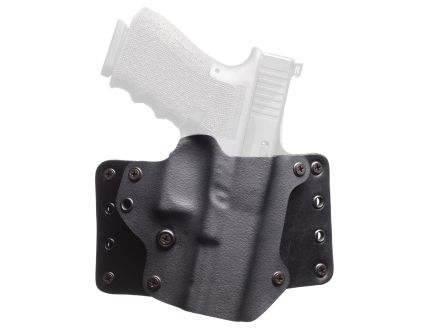 BlackPoint Tactical Leather Wing Sig Sauer P320X Carry Legion OWB Holster RH - Black Kydex/Leather, Superior Quality - 171983