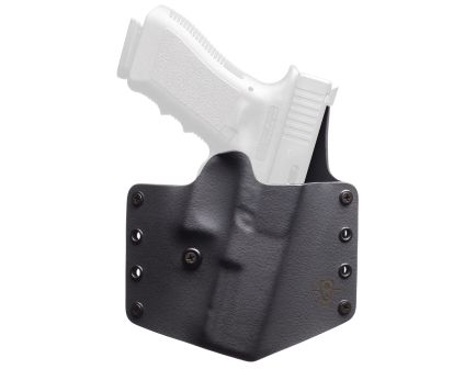 BlackPoint Tactical Standard Sig Sauer P320-AXG Legion OWB Holster RH - Black Kydex/Leather, Optimal Performance - 172008