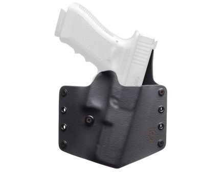 BlackPoint Tactical Standard Sig Sauer P365 AXG Legion OWB Holster RH - Black Kydex/Leather, Reliable and Stylish - 172010