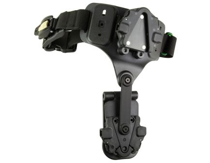 Alien Gear Holsters Rapid Force Thigh Holster Black - Tactical and Secure Thigh Carry Solution - RFX-DD-BK-LBS-T-LK-C