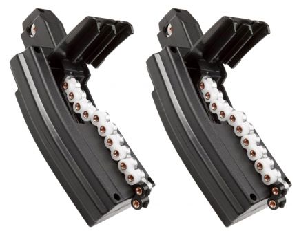Sig Sauer 16 Round .177 Pellet P250/P226 Air Pistol Rotary Pellet Clip Airgun Magazine, Black, 2/pack - AMPC-177-16