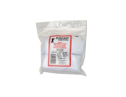 PRO-SHOT .270-.38 Cal. 2"RD. 250CT. Cleaning Patches 2-250