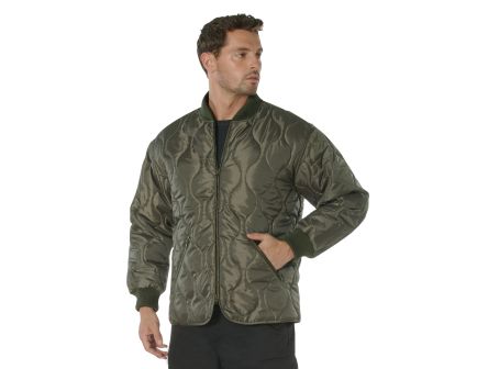 Rothco Concealed Carry Quilted Woobie Jacket - Olive Drab, 2X-Large