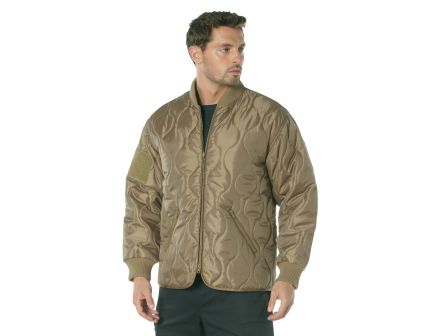 Rothco Concealed Carry Quilted Woobie Jacket - Coyote Brown, 2X-Large