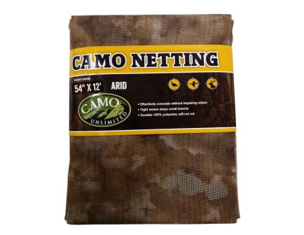 Camo Unlimited Ground/Tree Netting, 12' L x 54" W, Arid - 9530