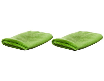 Breakthrough Clean Technologies Nylon/Polyester Micro Fiber Cloth, 14" x 14", 2/pack - BT-MFT-2PK