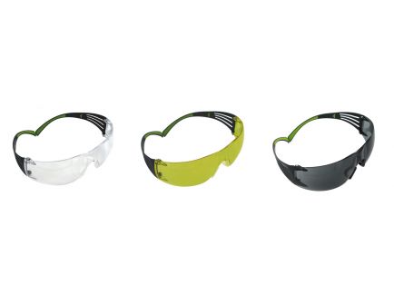 3M Peltor Sport SecureFit 400 Wraparound Anti-Fog Safety Eyewear, Clear/Amber/Gray Lens - SF4003PK6