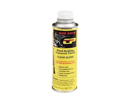 Chem-Pak Pro-Custom Oil Gunstock Finish Liquid, 9 oz Bottle Clear