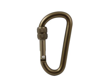 Rothco 80Mm Locking Carabiner - Coyote Brown