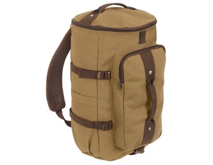 Rothco Convertible Canvas Duffle - Backpack - 19 Inches, Coyote Brown