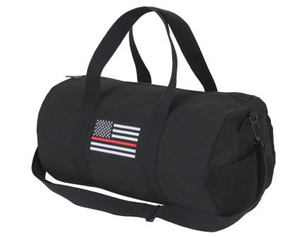 Rothco Thin Red Line Canvas Shoulder Duffle Bag - 19 Inch