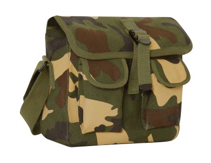 Rothco Canvas Ammo Shoulder Bag - Woodland Camo
