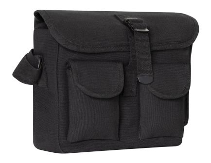 Rothco Canvas Ammo Shoulder Bag - Black