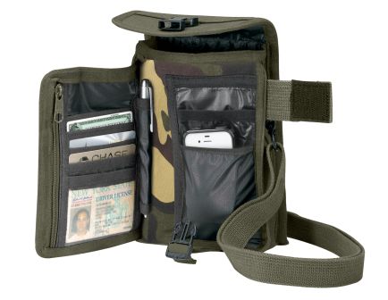 Rothco Canvas Travel Portfolio Bag - Woodland Camo