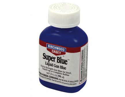 Birchwood Casey Super Blue Liquid Gun Blue, 3 fl oz Plastic Bottle - 13425