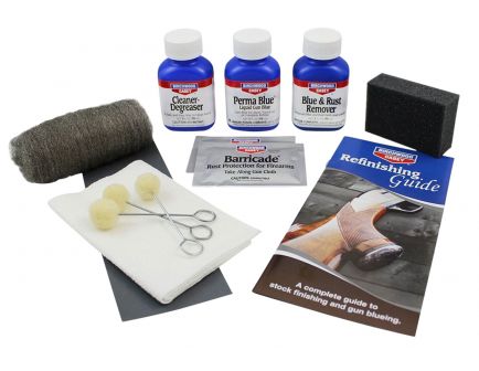 Birchwood Casey Complete Perma Blue Liquid Gun Blue Finish Kit, Blue - 13801