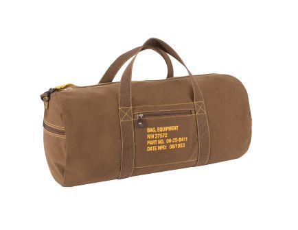 Rothco Canvas Equipment Bag - Earth Brown, 24 In