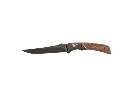 Browning Hunter Trail Fixed Knife Drop Point Brown - Durable, Lightweight and Reliable Handle - 3220394