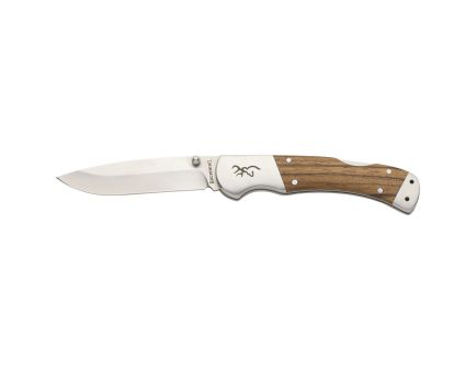 Browning Sage Creek Large Folding Knife Drop Point Brown - Durable, Lightweight and Reliable Handle - 3220533