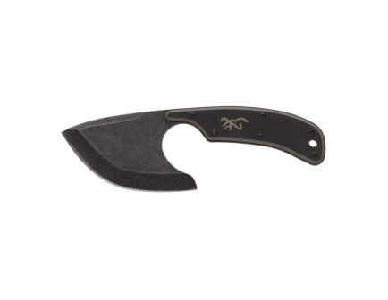 Browning Cutoff Boxed Fixed Knife Skinner Black/Tan - Efficient - 3220323B
