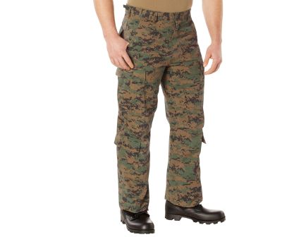 Rothco Vintage Paratrooper Cargo Fatigue Pants - Woodland Digital Camo, 2X-Large