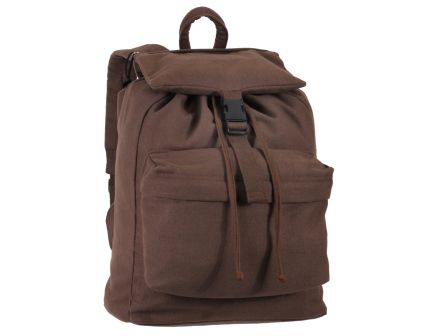 Rothco Canvas Daypack - Earth Brown