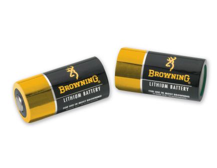 Browning 3 V High Performance CR123A Lithium Non-Rechargeable Battery, 2/pack - 3742000