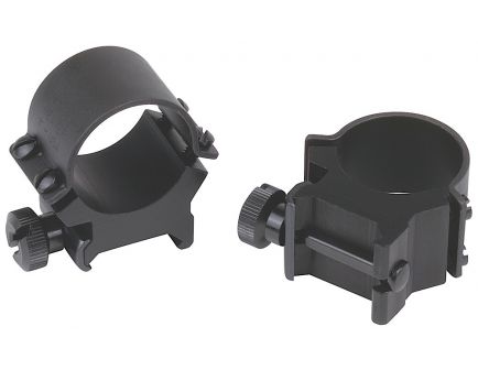Weaver Sure Grip 1 inch High Aluminum Tactical Style Scope Ring, Matte Black - 49164