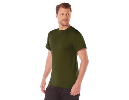 Rothco Quick Dry Moisture Wicking T-Shirt - Olive Drab, 3X-Large