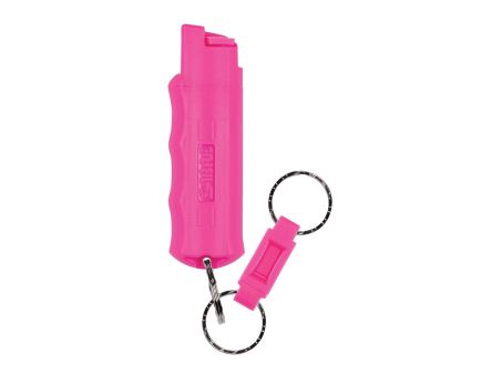Sabre AKA Security Equipment Corp Pepper Spray w/Quick Release Key Ring, 0.54 oz Pink