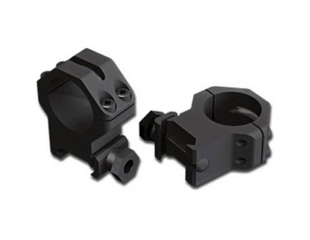 Weaver 30mm High Aircraft Grade Aluminum 4-Hole Skeleton Ring, Matte Black - 48366