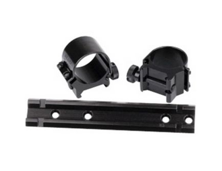 Weaver See-Thru Remington 7400/7600 1" Steel Strap Quick Detachable 2-Piece Lock Mount, Black - 49714