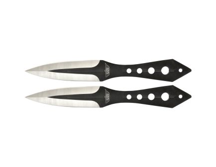 Uzi Fixed Blade Throwing Knife Set Black - Precision - UZKTRWTZP