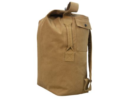 Rothco Nomad Canvas Duffle Backpack - Coyote Brown