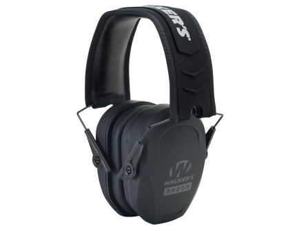 Walkers Game Ear Razor Slim 27 dB Passive Muff, Black - GWPRSMPAS