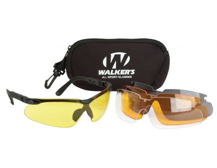 Walkers Game Ear Half Frame Glasses w/ Interchangeable Lens, Clear Lens - GWP-ASG4L2