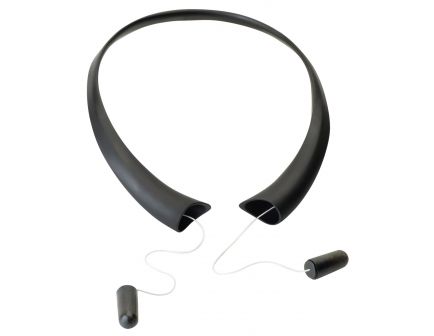 Walkers Game Ear 31 dB Passive Neckband Retractable Ear Plug, Black - GWPNWPAS