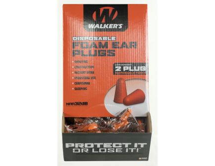 Walkers Game Ear 32 dB Inside the Ear Plug, Orange, 100 Pair/box - GWPFP200BX