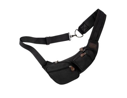 Rothco Crossbody Canvas Sling Bag - Black