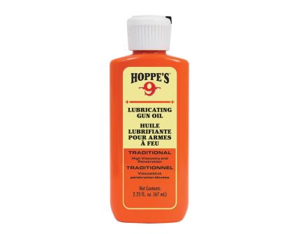 Hoppe's Traditional No. 9 Lubricating Oil, 2.25 oz Bottle Pack of 100