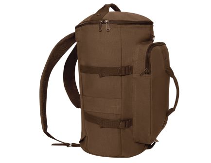 Rothco Convertible Canvas Duffle - Backpack - 19 Inches, Brown