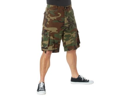Rothco Vintage Utility Cargo Shorts - Woodland Camo, 4X-Large