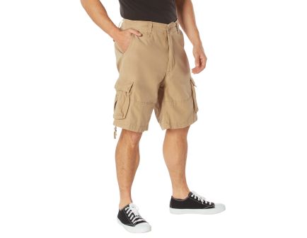 Rothco Vintage Utility Cargo Shorts - Khaki, 2X-Large