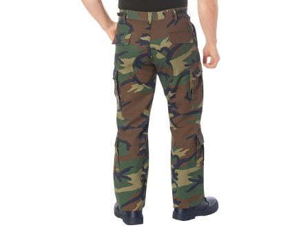 Rothco Vintage Paratrooper Cargo Fatigue Pants - Woodland Camo, 3X-Large